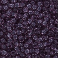 Toho seed beads 8/0 round Transparent Lt Amethyst - TR-08-6